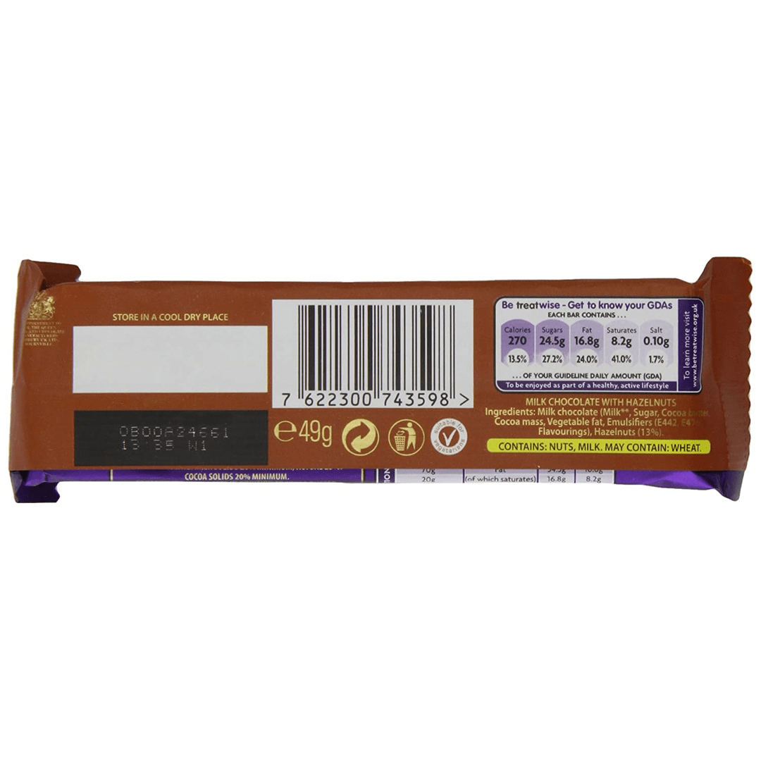 Buy Cadbury Dairy Milk Wholenut Imported Online at Best Price